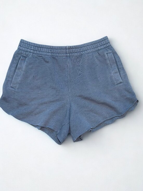 aerie Pants - Aerie Comfy Blue Fleece Lounge Sweat Shorts Size Large